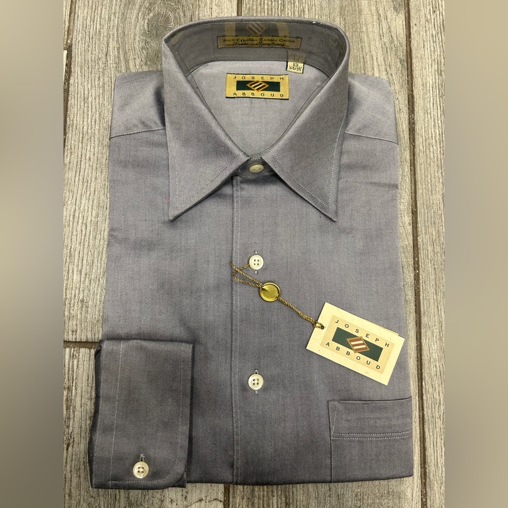 Joseph Abboud mens blue button down dress shirt